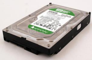 Western Digital 500GB 32MB Cache SATA WD5000AADS merevlemez, WD Caviar Green, jó állapotban