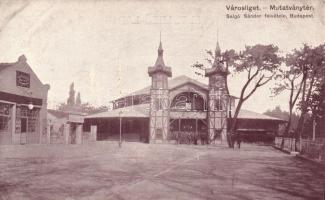 Budapest XIV. Városliget, Mutatványtér, Salgó Sándor felvétele