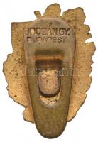 DN "Baross Szövetség" aranyozott, zománcozott gomblyuk jelvény "BOCZÁN GY. BUDAPEST&q...