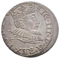 Lengyel Királyság / Riga 1593. 3Gr Ag "III. Zsigmond" (2,35g) T:2 Poland / Riga 1593. 3 Groschen Ag "Sigismund III" (2,35g) C:XF Kopicki 8189.