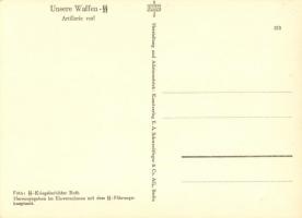 'Artillerie Vor!' Waffen SS, Foto Kriegsberichter Roth / WWII-era German military