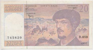 Franciaország 1997. 20Fr T:III France 1997. 20 Francs C:F