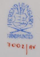 Herendi Apponyi mintás váza, kézzel festett, jelzett, hibátlan, m:23 cm