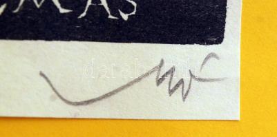 Molnár Dénes(1947-): Csíki fatemplomok. 6 db fametszet, jelzettek, 16x22 cm