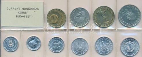 1984. 2f-20Ft 10db klf érmés forgalmi sor fóliatokban T:1