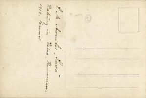 1918 SM Monitor Sava in Galaz, Rumänien / monitor ship Sava in Galati, Romania; photo