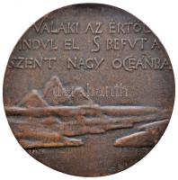 ~1960. "Bartók Béla" kétoldalas Br plakett "VALAKI AZ ÉRTŐL INDVL EL S BEFUT A SZENT ...