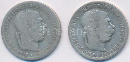 Ausztria 1896. 1K Ag "Ferenc József" (2x) T:3
Austria 1896. 1 Corona Ag "Franz Josep...