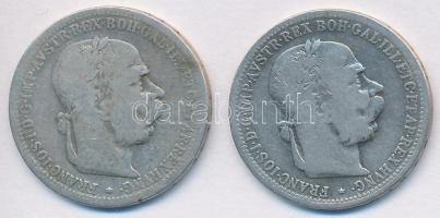 Ausztria 1896. 1K Ag "Ferenc József" (2x) T:3
Austria 1896. 1 Corona Ag "Franz Josep...