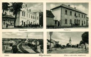 Biharkeresztes, Vasútállomás, kultúrház, Főtér, Református templom