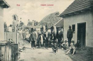 Erk, Cséplés motorral (EK)