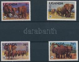 1983 WWF: Afrikai elefánt sor Mi 361-364 A