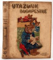 Utazunk Budapestre. Tányértalpú Koma újabb kalandjai. Írta: Öreg Medve. Mühlbeck Károly rajzaival. Bp., Singer és Wolfner. Kiadói festett egészvászon kötés, kopottas állapotban.