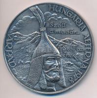 1978. "Burg Kastl - Magyar Gymnasium / Hungaria Aeterna - Árpád" ezüstözött Br emlékérem. Szign.: KTE (65mm) T:1-,2