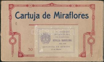 Burgos, Cartuja de Miraflores - postcard booklet with 30 old postcards