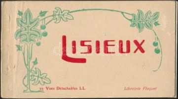 Lisieux, Art Nouveau - postcard booklet with 20 old postcards