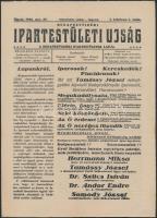 1926 Újpest, Budapestvidéki Ipartestületi Ujság, a Budapestvidéki Ipartestületek Lapja I. évfolyamának 1. száma