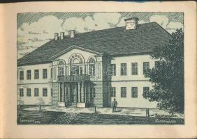 Délvidék - Bánát, Bácska, Baranya. Irredenta képeslapfüzet 9 lappal, kiadja a Délvidéki Egyetemi és ...