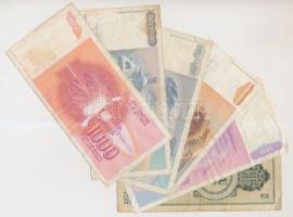 Jugoszlávia 20db klf vegyes bankjegy T:vegyes
Yugoslavia 20pcs of diff banknotes C:mixed