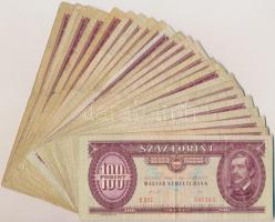 1984-1992. 100Ft (25x) T:vegyes