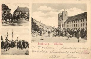 Szakolca, Skalica; Képviselőválasztás, kiadja J. Teslik / election ceremony