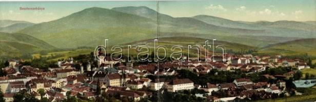 Besztercebánya, Banska Bystrica; két részes panorámalap, kiadja Machold F. / unused panoramacard