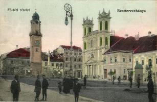 Besztercebánya, Banska Bystrica; Főtér, Schäffer József üzlete / main square, shops