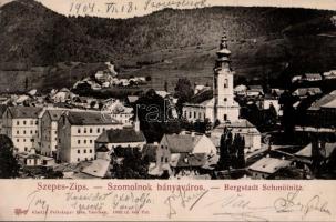 Szomolnok, Schmölnitz, Smolník; Látkép, Feitzinger Ede 1902/12, 445 / view