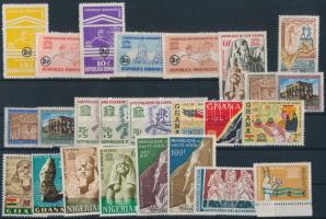UNESCO 1963-1964 6 klf sor + 4 klf önálló érték UNESCO 1963-1964 6 diff. sets + 4 diff. independent ...