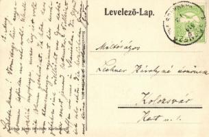 Kozmescsek (Kőrösmező, Jasina) Gát; Gimes János felvétele, kiadja Rosenbluth Emanuel / dyke building