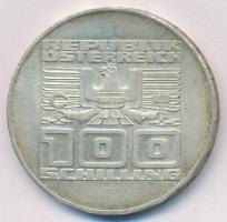 Ausztria 1975. 100Sch Ag "20 éves az Államszerződés" T:2 Austria 1975. 100 Schilling Ag "20th Anniversary - State Treaty" C:XF