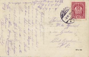 1918 Vienna, Wien; K. u. K. Truppenunterkunft, Peter Jordan Strasse, Türkenschanze / military barrac...