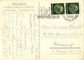 1938 Nürnberg, Reichsparteitag / NS party rally, propaganda, So. Stpl (fa)