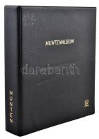 Műbőr érmetartó album 27db berakólappal, összesen 540 férőhellyel nagyobb érmék számára, használt ál...