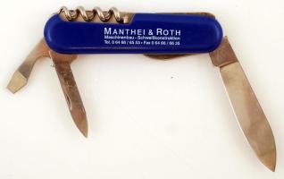 Manthei&Roth feliratú uniós többfunkciós bicska, jó állapotban
