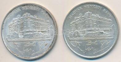 1993. 200Ft Ag "MNB" (2x) T:2,2-