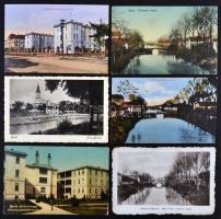 Gyula - 61 db főleg régi érdekesebb képeslap, néhány reprinttel és modernnel képeslap albumban / 61 ...