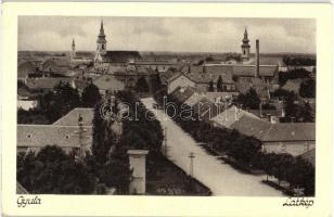 Gyula - 2 db régi városképes lap / 2 old postcards