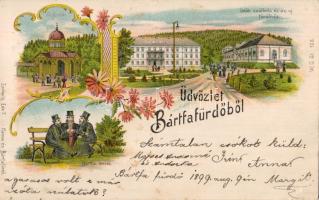 1899 Bártfafürdő Litho