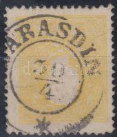 1858 2kr sárga / yellow II. WARASDIN