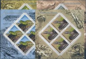 Reptiles minisheet set Hüllők kisívsor Reptilien Kleinbogensatz