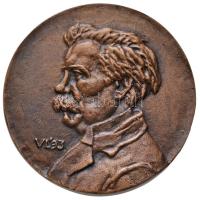 Varga László (1960-) 1993. "A Móricz Zsigmond Gimnázium Emlékérme Budapest" öntött Br érem (102mm) T:1- Hungary 1993. "Commemorative Medallion of Zsigmond Móricz High School Budapest" Br medallion. Sign.: László Varga (102mm) C:AU