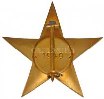 1949. "A Magyar Népköztársasági Érdemrend IV. fokozata" zománcozott, aranyozott bronz kitü...