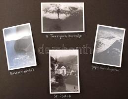 1933 Zillertal, 96 db albumba ragasztott fotó, 9x6 cm, album 25x34 cm /
1933 Zillertal, Tyrol, Aust...