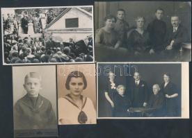 Dsida Jenő (1907-1938) erdélyi magyar költő családi fotói részben a művész gyermekkorából, 11db ebbő...