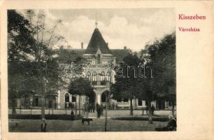 Kisszeben, Városháza; kiadja Stehr Gusztáv / town hall