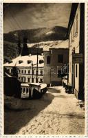 Selmecbánya, utca, Ladislav Longauer cipész üzlete / street, shoe shop, S. Protopopov photo