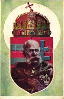 Franz Joseph, Hungarian coat of arms (EK)
