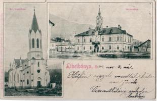 Libetbánya mit Rathaus