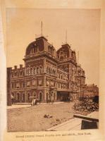 cca 1880 Hudson river illustrated 10 képet tartalmazó litho leporello füzet / 
cca 1880 Hudson rive...